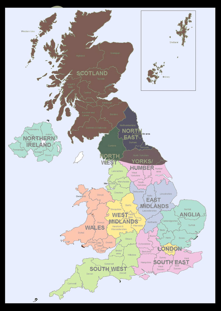 Covington Map of Scotland