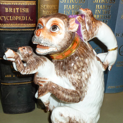 Meissen porcelain monkey