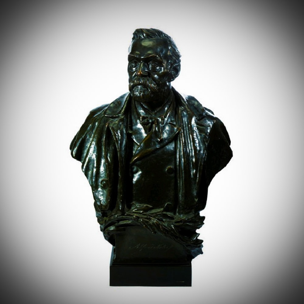 Alfred Nobel bronze...Sold to Swedish National Museum