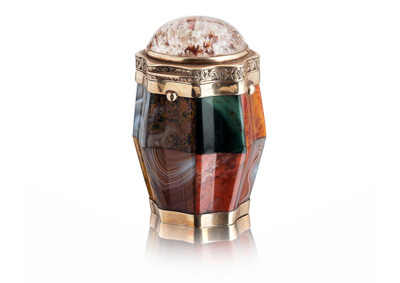 18th century Scottish hardstone vinaigrette