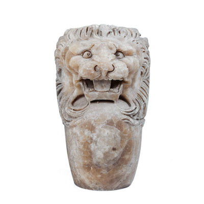 Roman banded alabaster trapezophoros terminal Circa 3rd Century A.D